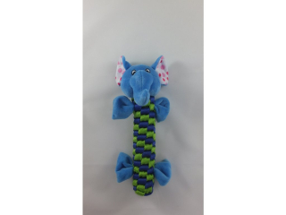 Přetahovadlo SLON - modrý 26 cm