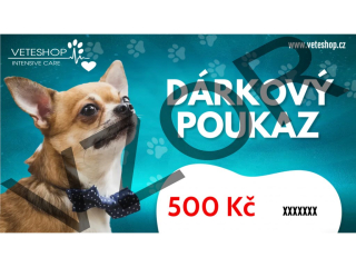 Dárkový poukaz v hodnotě 500 Kč