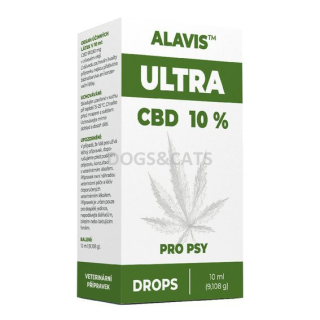 Alavis CBD kapky 10 % 10 ml SILNĚJŠÍ